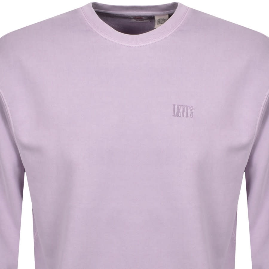 Alternative Image for ProductLevis Crew Neck Sweatshirt Lilac2